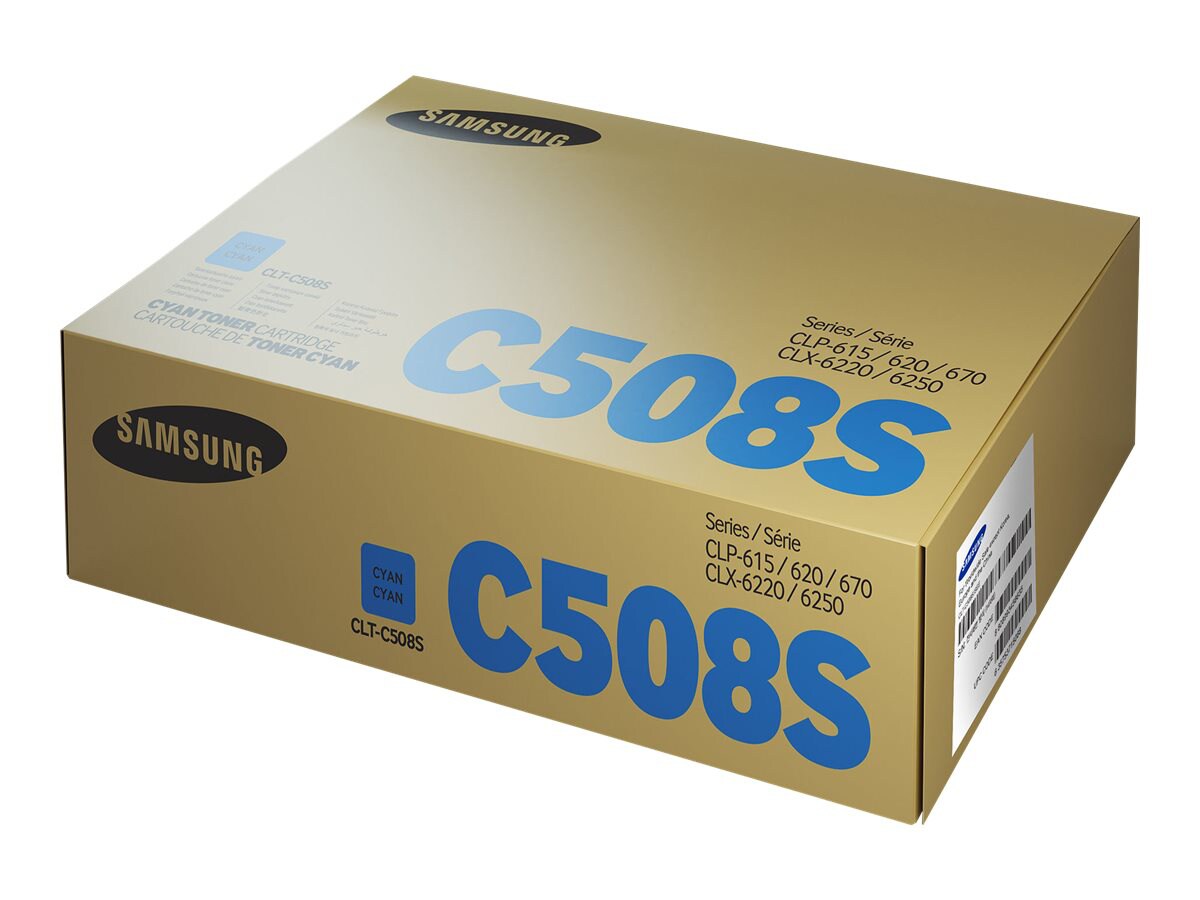 Samsung CLT-C508S - cyan - original - toner cartridge (SU067A)