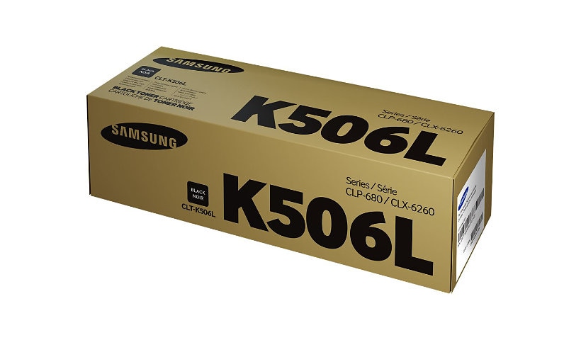 Samsung CLT-K506L - High Yield - black - original - toner cartridge (SU175A)