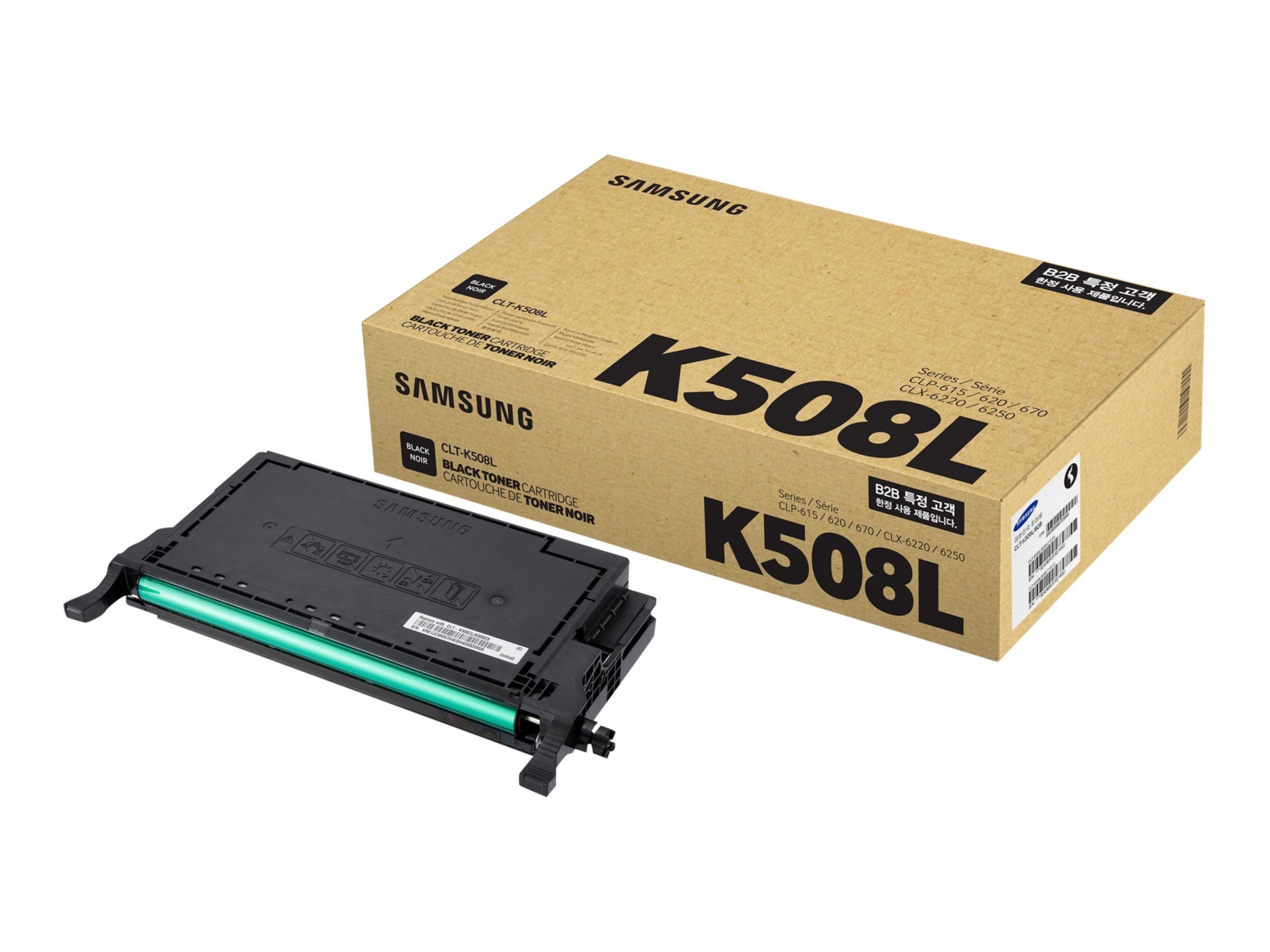 HP CLT-K508L High Yield Laser Toner Cartridge - Black - 1 Pack
