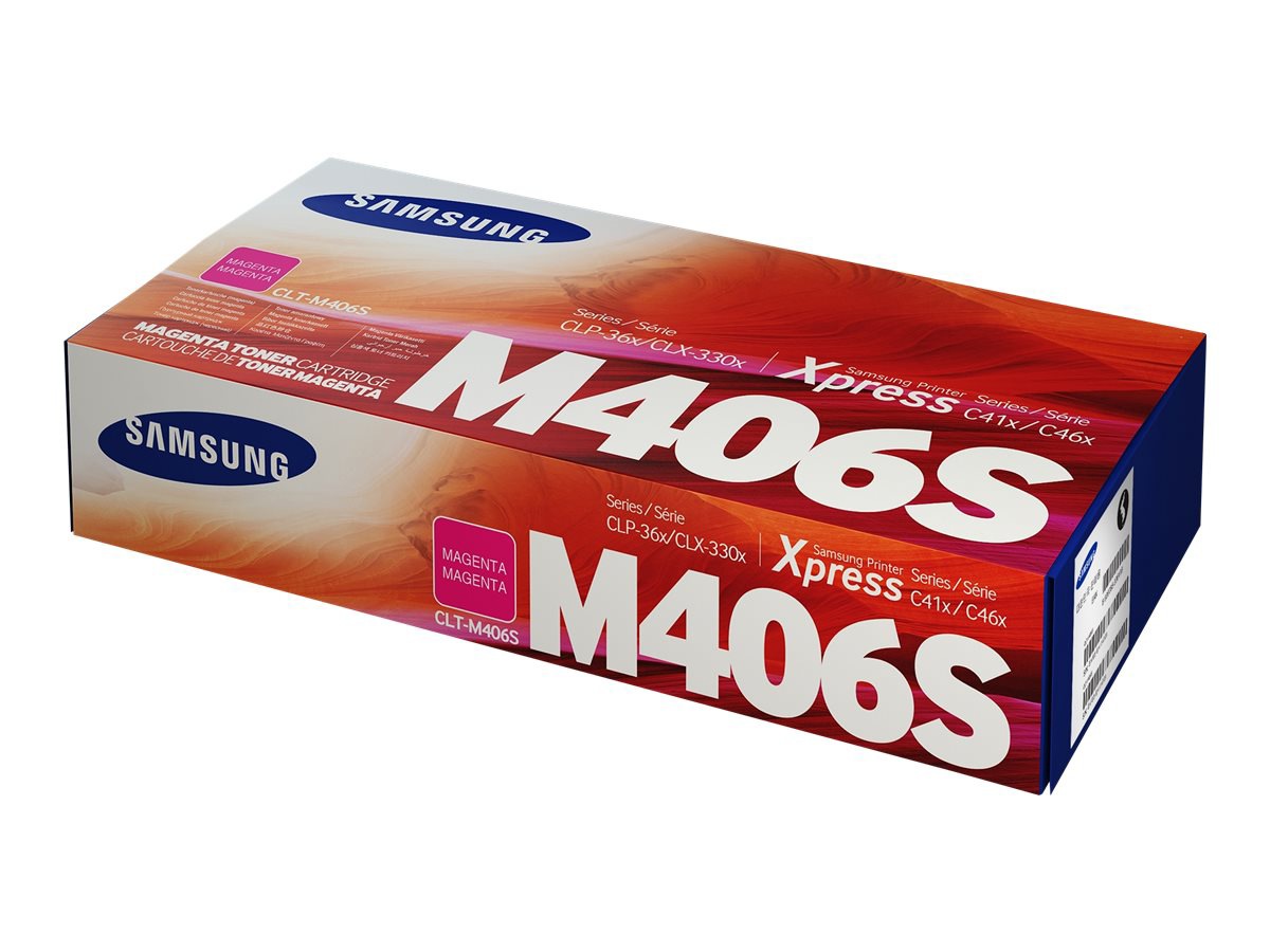 Samsung CLT-M406S Laser Toner Cartridge - Magenta Pack