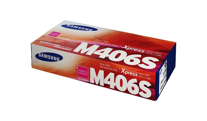 Samsung CLT-M406S Laser Toner Cartridge - Magenta Pack