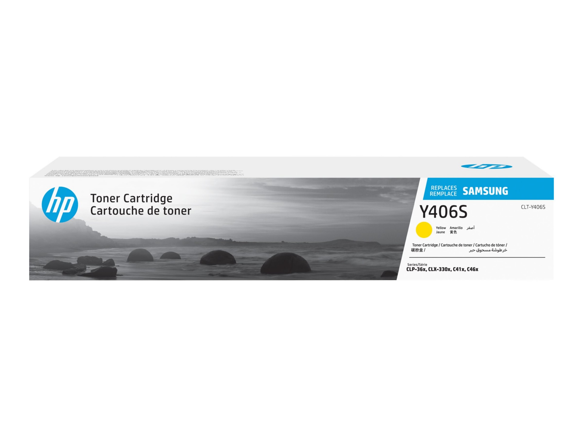 Samsung CLT-Y406S Laser Toner Cartridge - Yellow Pack