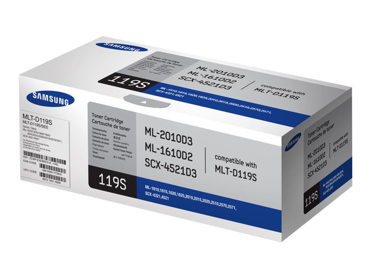 Samsung MLT-D119S - black - original - toner cartridge (SU864A)