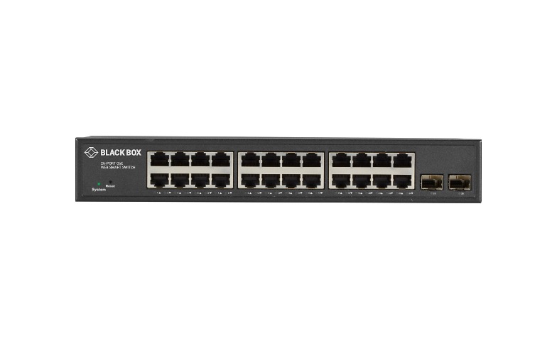 Black Box - switch - 26 ports - smart - rack-mountable