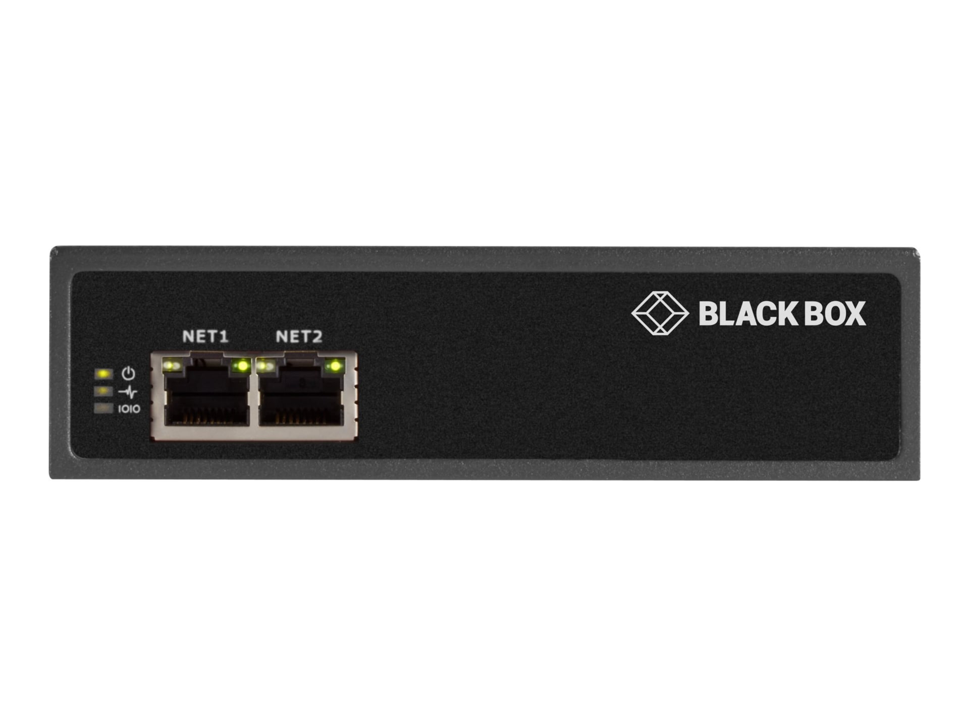 Black Box 4 Port Serial over IP Gigabit Console Server Dual LAN, 4 X USB