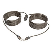 Eaton Tripp Lite Series USB 2.0 A to B Active Repeater Cable (M/M), 30 ft. (9.14 m) - USB extension cable - USB to USB -