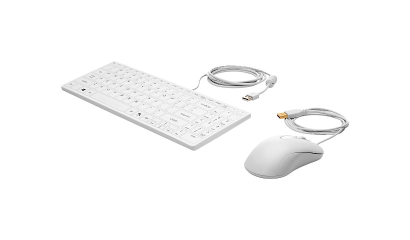 HP Healthcare - keyboard and mouse set - US
