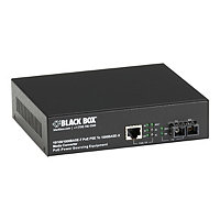 Black Box PoE PSE Gigabit Media Converter Multimode - fiber media converter