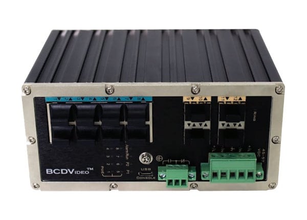 BCDVideo Rigid Networking Series BCD-RGD-804P-MT - switch - 12 ports - managed