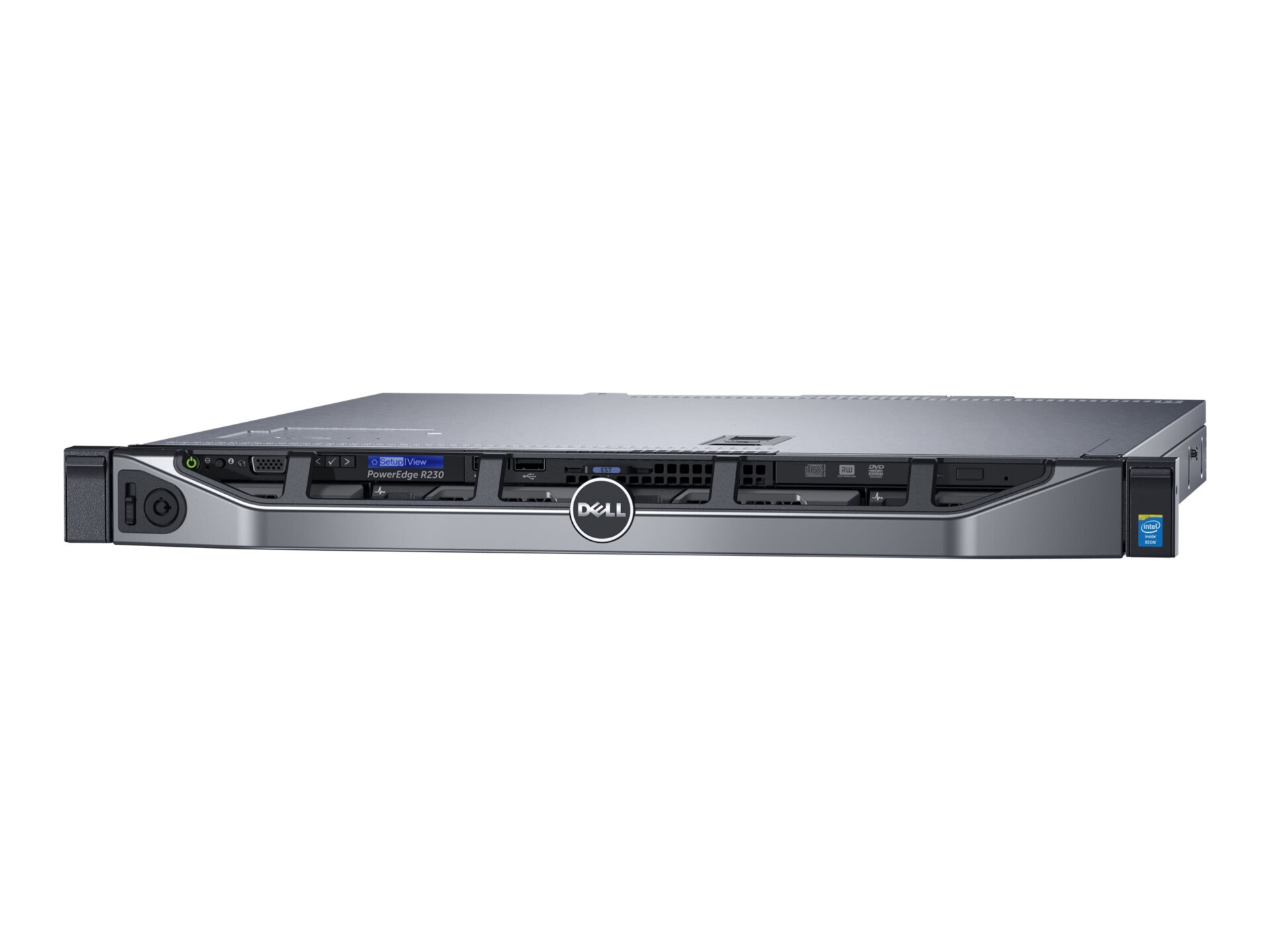 Dell PowerEdge R230 - rack-mountable - Xeon E3-1220V6 3 GHz - 8 GB - 1 TB