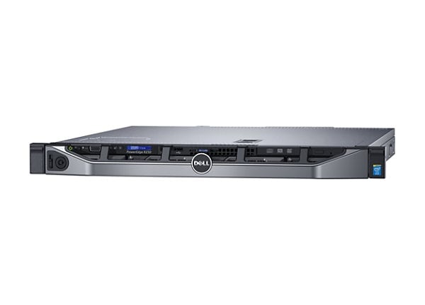 Dell PowerEdge R230 - rack-mountable - Xeon E3-1220V6 3 GHz - 8 GB - 1 TB