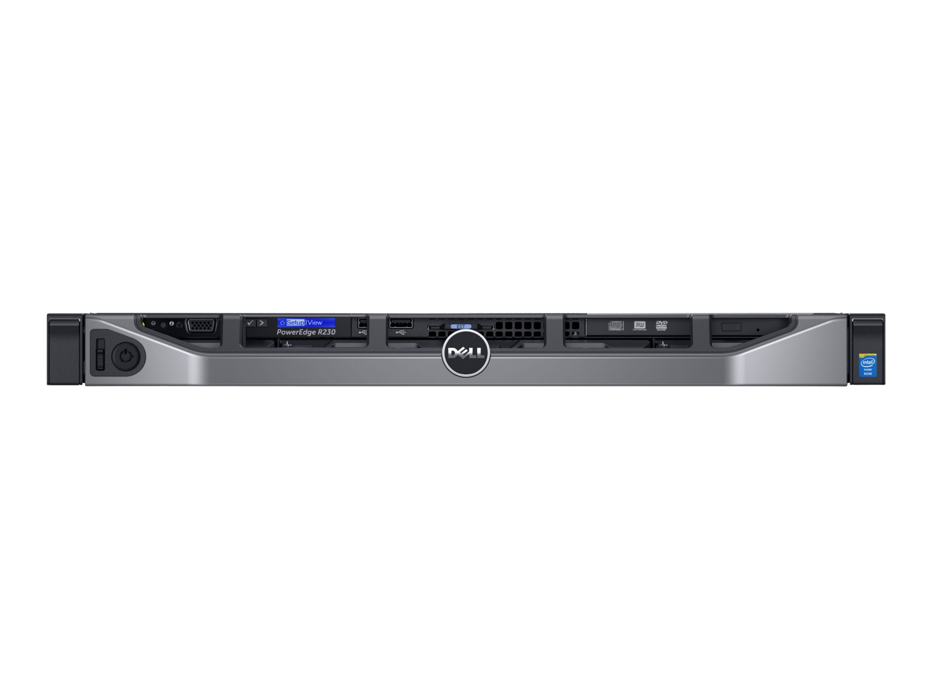 Thumbnail 2 of 3 for Dell PowerEdge R230 - rack-mountable - Xeon E3-1220V6 3 GHz - 8 GB - 1 TB