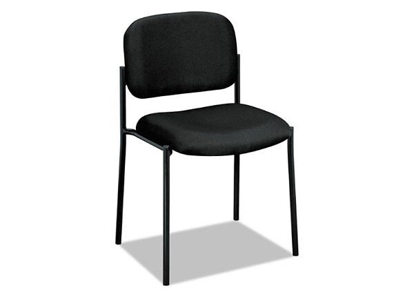 HON VL606 Armless Fabric Guest Chair - Black