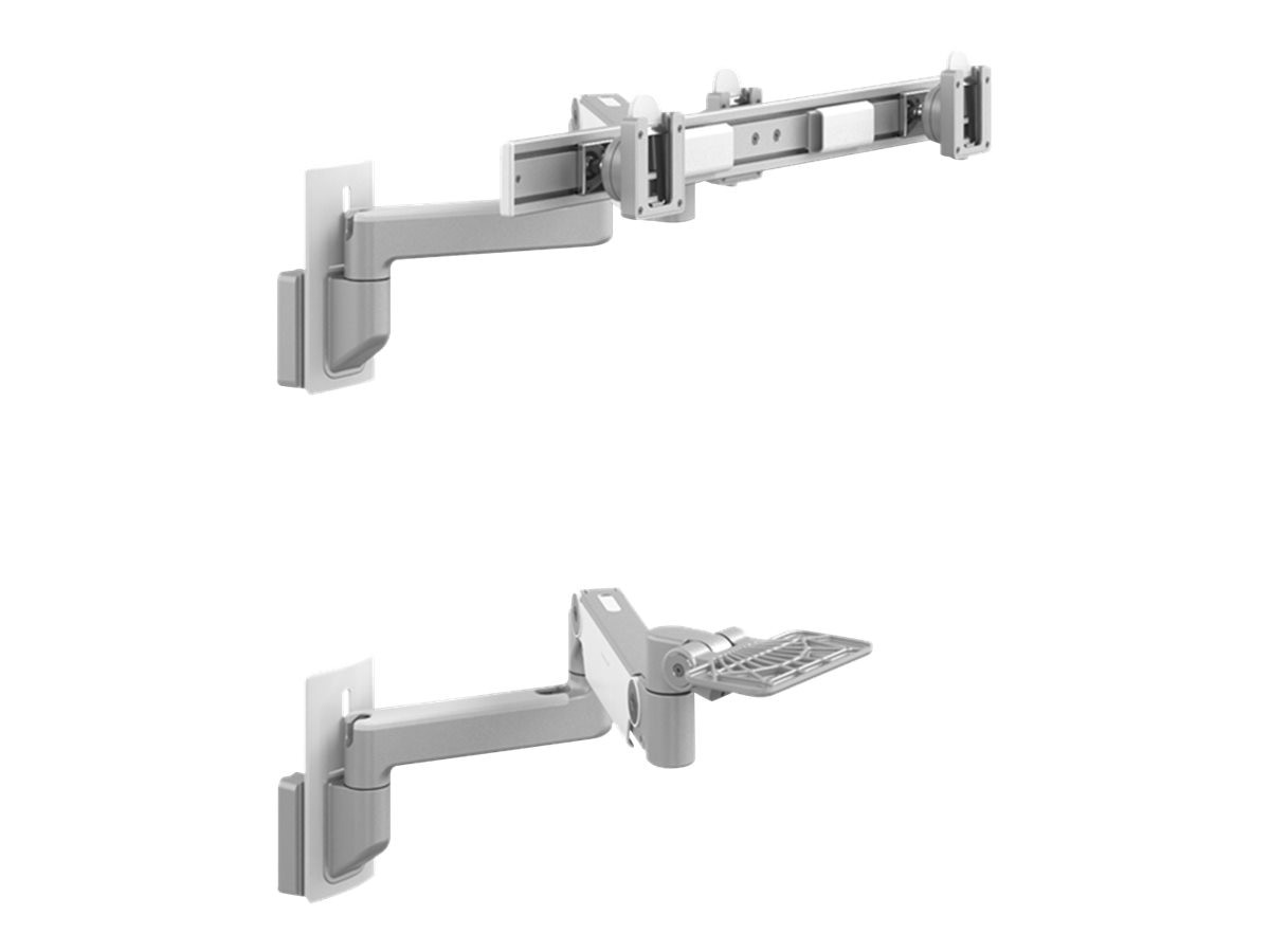 Capsa Healthcare V6 Wall Station mounting component - for 2 LCD displays / keyboard - white