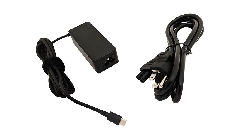 Total Micro USB-C Adapter, ThinkPad T470, T480, Chromebook 11e G4, G5 - 45W