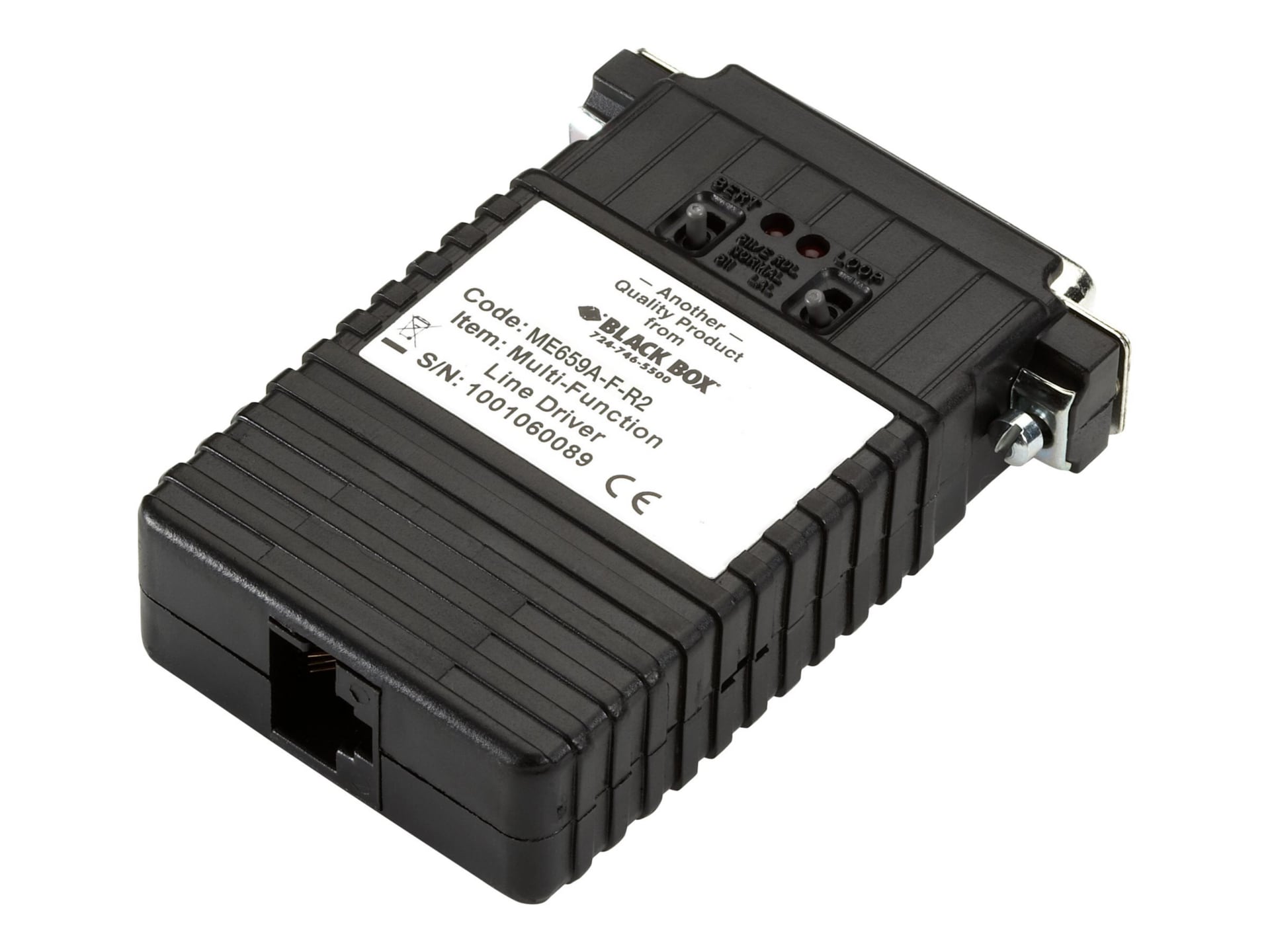 Black Box Universal Sync/Async Short-Haul Modem - short-haul modem - RS-232