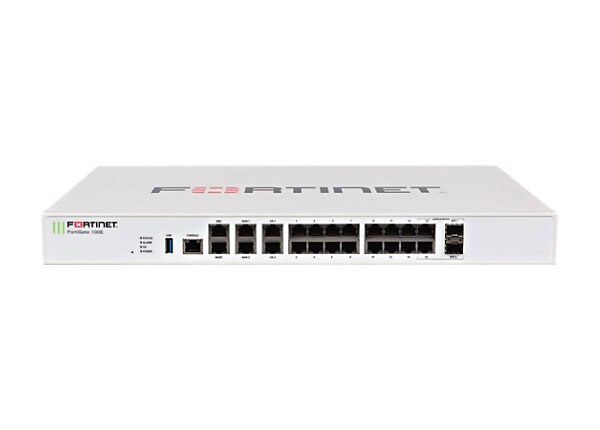 Fortinet FortiGate 100E - UTM Bundle - security appliance - with 1 year FortiCare 24X7 Service + 1 year FortiGuard