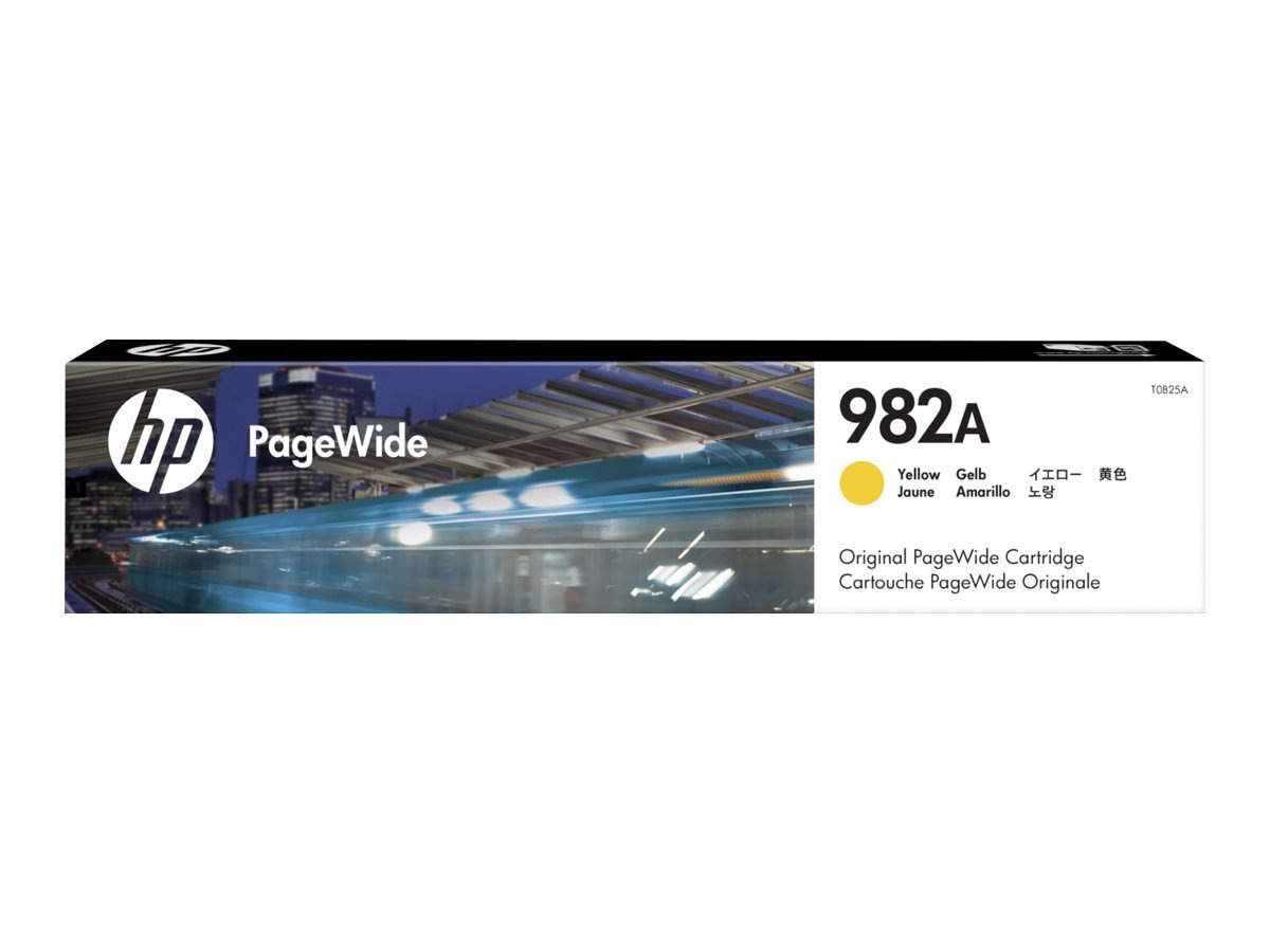 HP 982A Original Page Wide Ink Cartridge - Yellow Pack