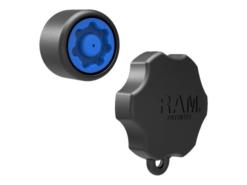 RAM Mixed Combination Pin-Lock RAP-S-KNOB5U mounting component - black