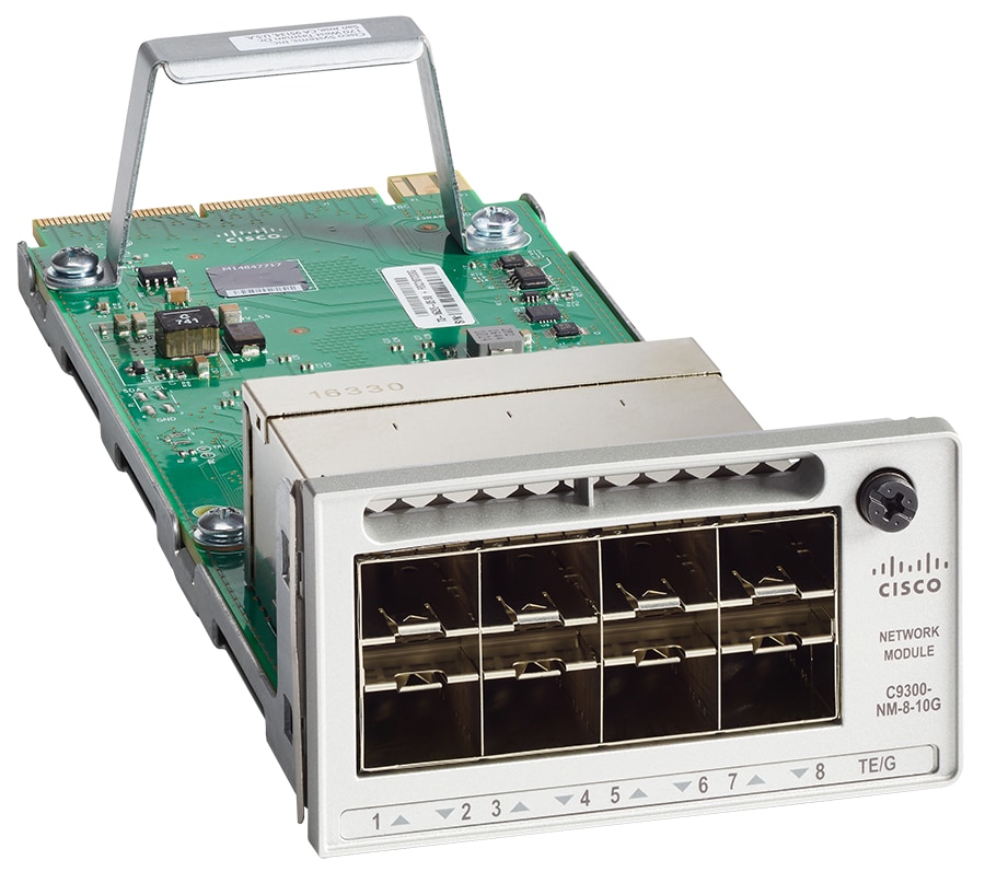 Cisco Catalyst 9300 Series Network Module - expansion module - 10 Gigabit SFP+ x 8