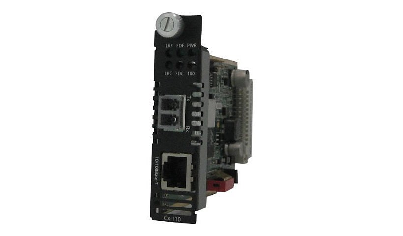 Perle CM-110-S2LC20 - fiber media converter - 10Mb LAN, 100Mb LAN