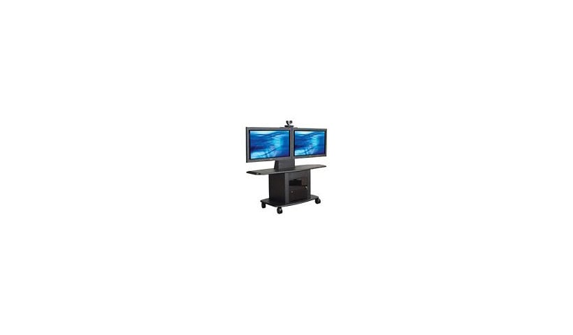AVTEQ GMP Series 350L-TT2 - cart - for 2 LCD displays / video conference camera