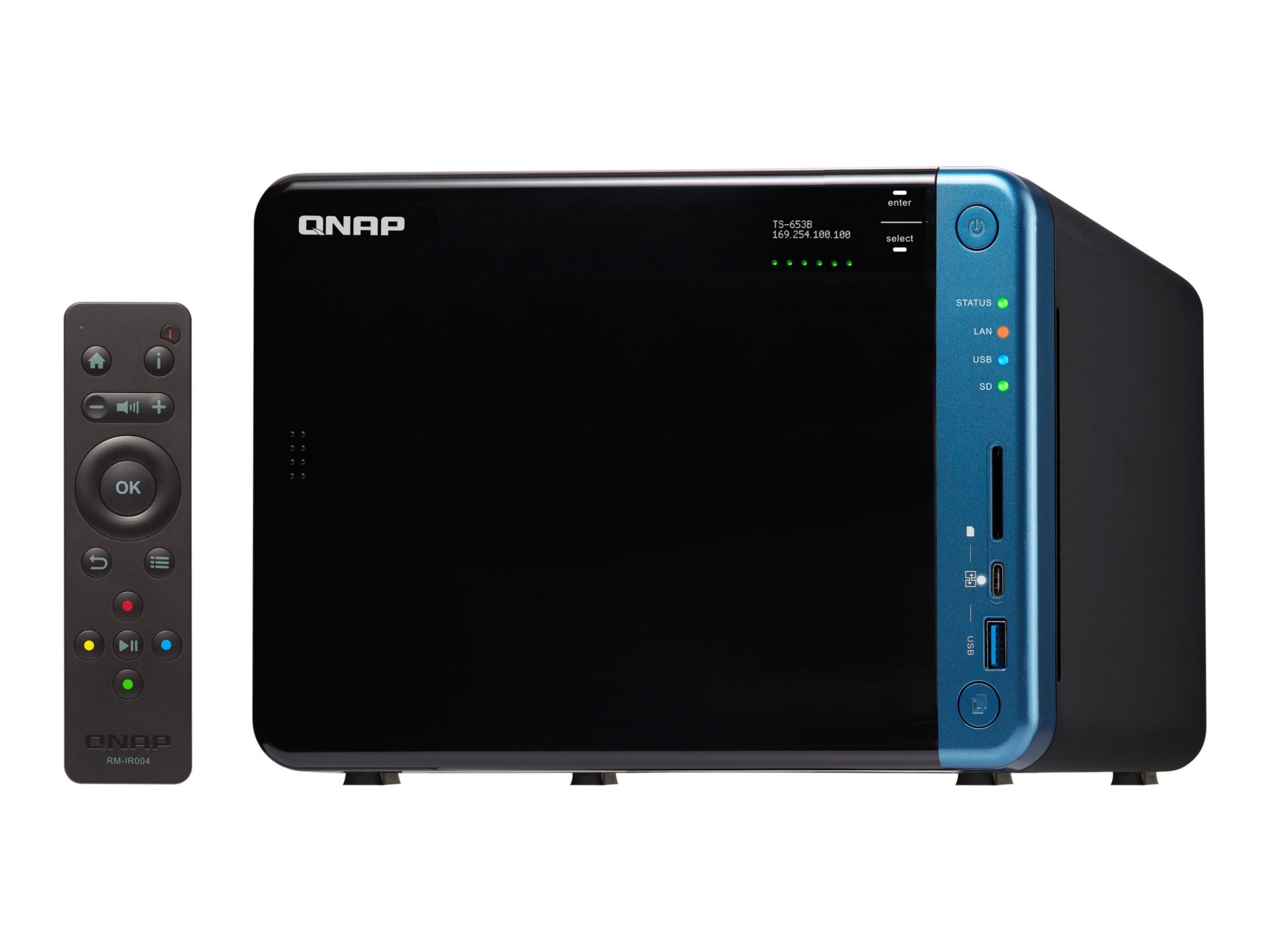 QNAP TS-653B - NAS server - 0 GB