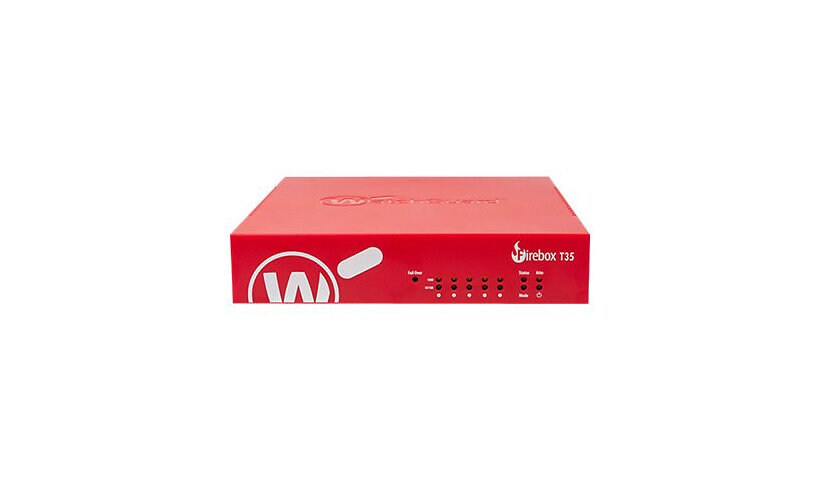 WatchGuard Firebox T35-W - security appliance - with 3 years Basic Security