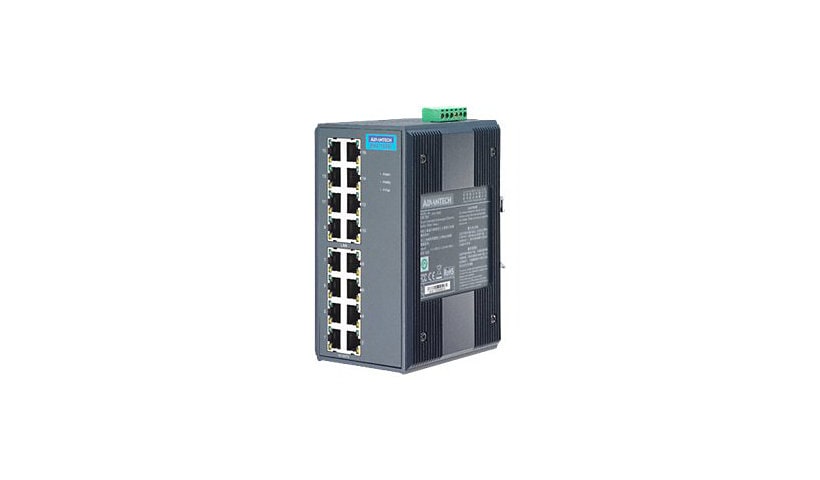 Advantech EKI-7526I - switch - 16 ports - unmanaged