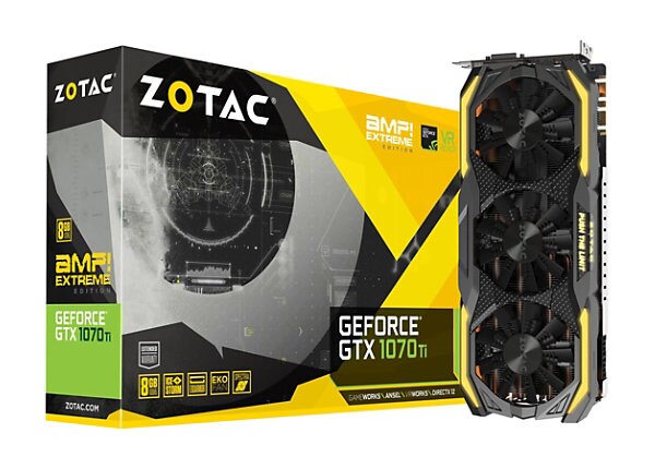 ZOTAC GeForce GTX 1070 Ti AMP Extreme - graphics card - GF GTX 1070 Ti - 8 GB