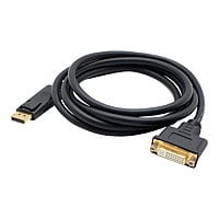 AddOn 8in DisplayPort to DVI-I Adapter Cable - DisplayPort adapter - 20 cm