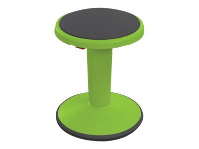 MooreCo Hierarchy Height Adjustable Grow Short - stool - round - plastic - green