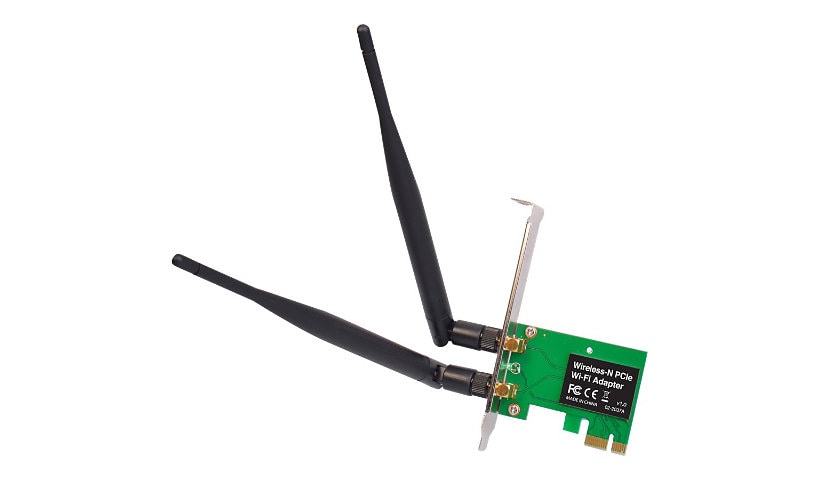 SIIG DP Wireless-N PCI Express Wi-Fi Adapter - network adapter - PCIe