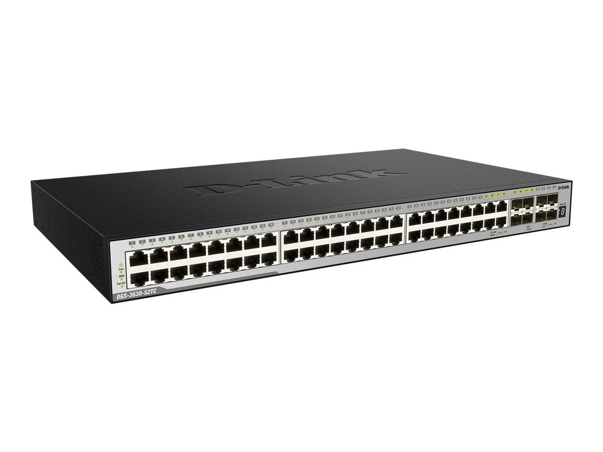 D-Link DGS 3630-52PC - switch - 44 ports - managed - rack-mountable