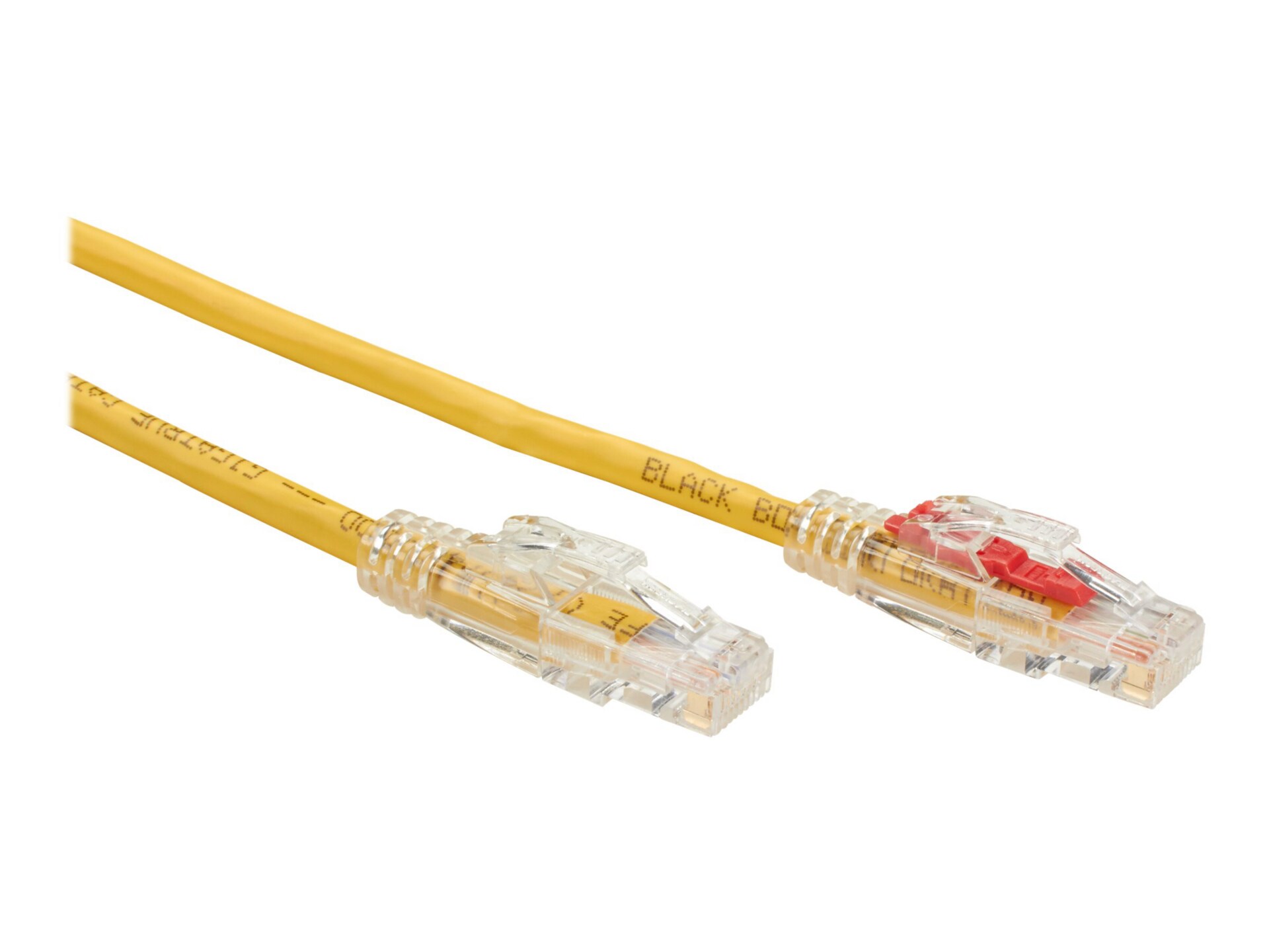 Black Box GigaBase 3 patch cable - 7 ft - yellow