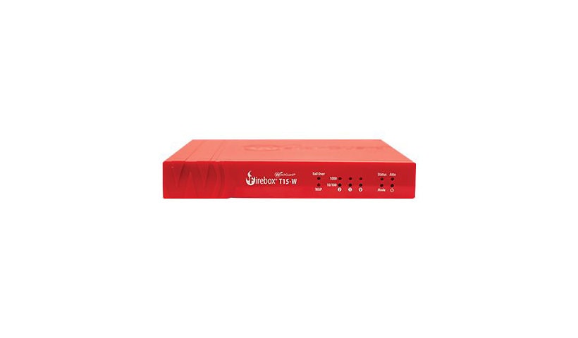 WatchGuard Firebox T15-W - security appliance - Wi-Fi 5 - with 3 years Stan