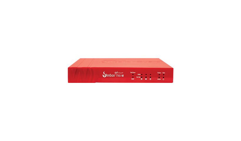 WatchGuard Firebox T15-W - security appliance - with 3 years Basic Security