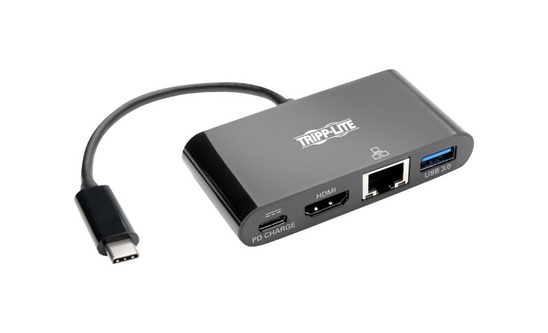 Adaptador Hub Usb C 5 En 1 A Hdmi, Rj45 Usb 3.0, Pd, Mac Win