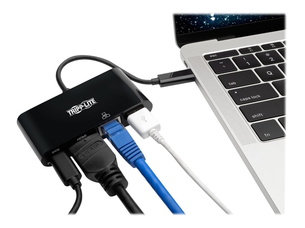 Tripp Lite USB C to HDMI Multiport Video Adapter Converter - Thumbnail 4