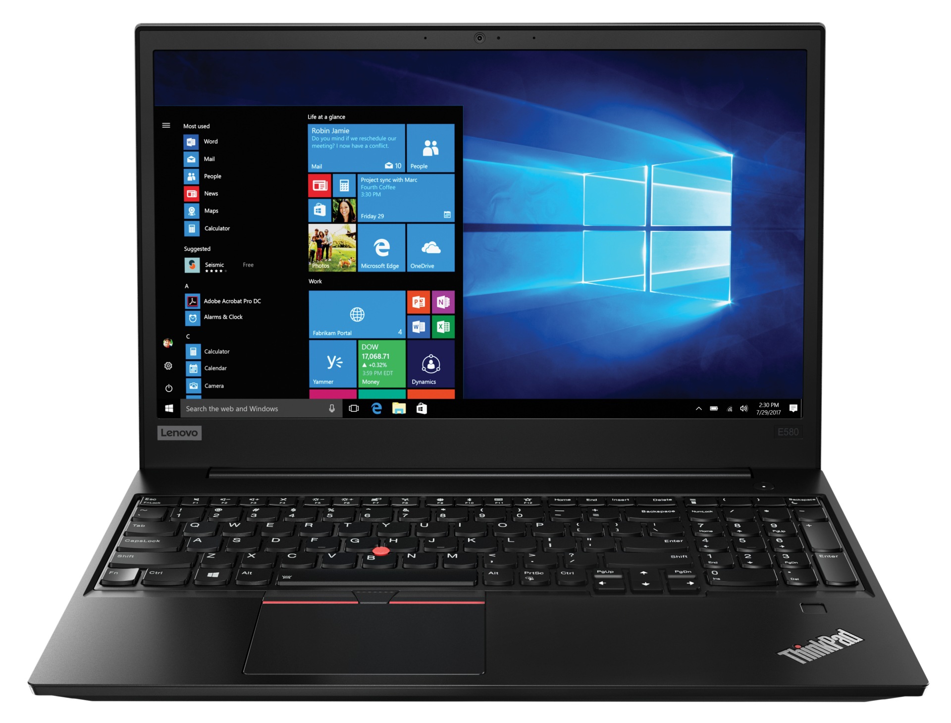 Lenovo ThinkPad E580 - 15.6" - Core i5 8250U - 8 GB RAM - 500 GB HDD