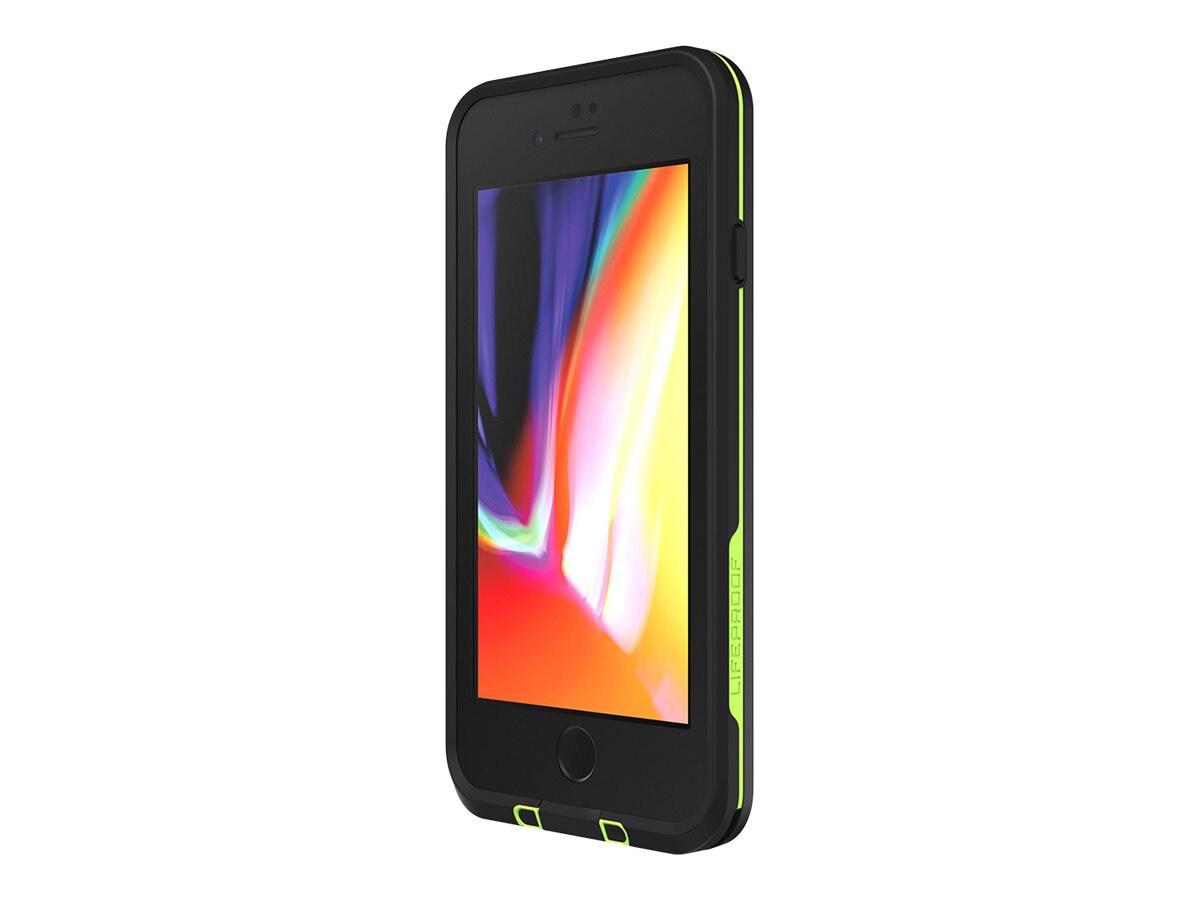 OtterBox Fre iPhone X Night Lite Smartphone Case - Black/Lime