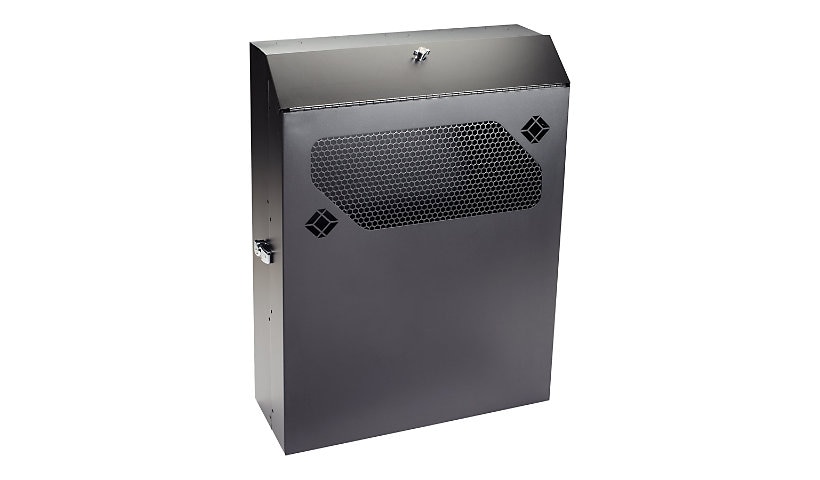 Black Box Low-Profile Vertical Wallmount Cabinet 36"D Equipment rack - 4U