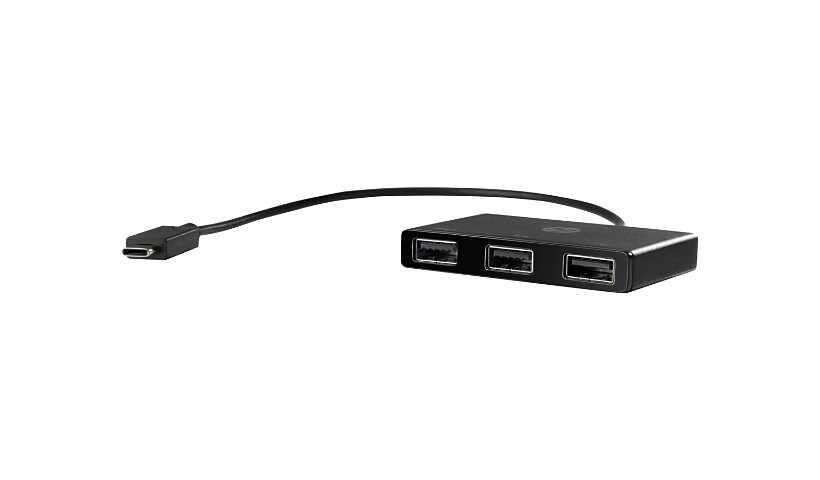 HP USB-C to USB-A - concentrateur (hub) - 3 ports