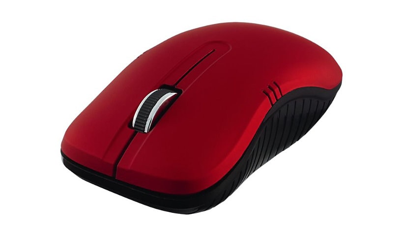 Souris optique sans fil pour ordinateur portable Verbatim Série de banlieue - souris - rouge mat