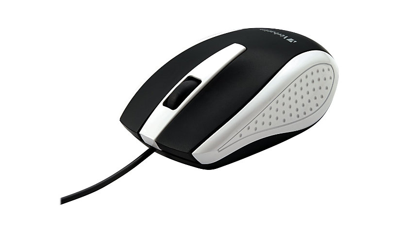 Verbatim Corded Notebook Optical Mouse - mouse - USB - white