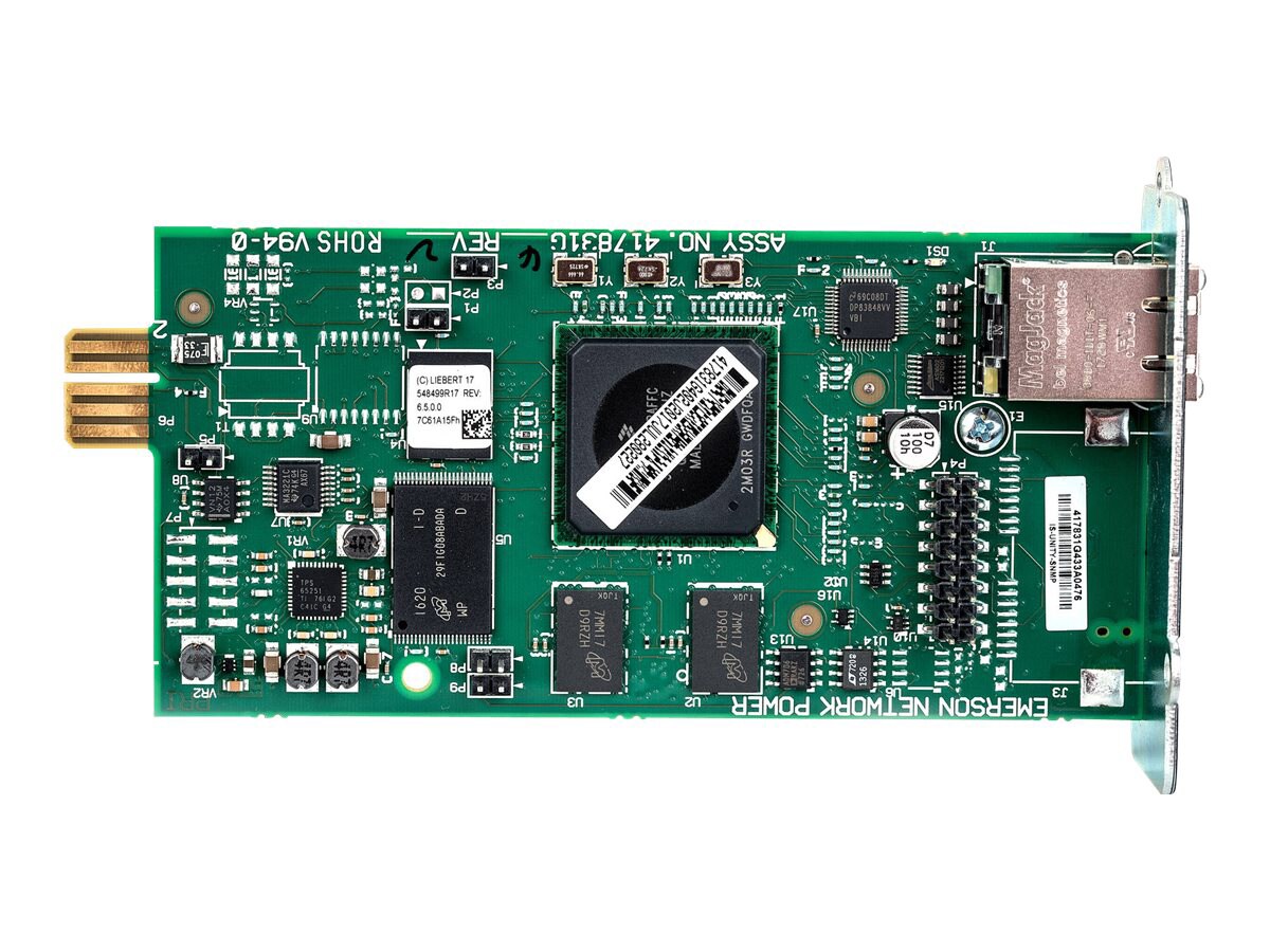 Vertiv Liebert IntelliSlot Unity - SNMP - Network Card | Remote Monitoring Adapter (IS-UNITY-SNMP)