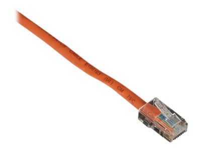Black Box 4ft Cat5 Cat5e UTP Ethernet Patch Cable Orange PVC No Boot 4'