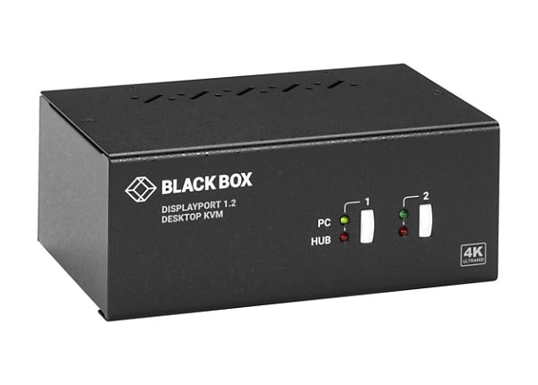 BLACK BOX 2P KVM DESK SWITCH DP USB