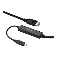 StarTech.com 9.8ft/3m USB C to DisplayPort 1.2 Cable 4K 60Hz - USB Type-C to DP Video Adapter Monitor Cable HBR2 - TB3