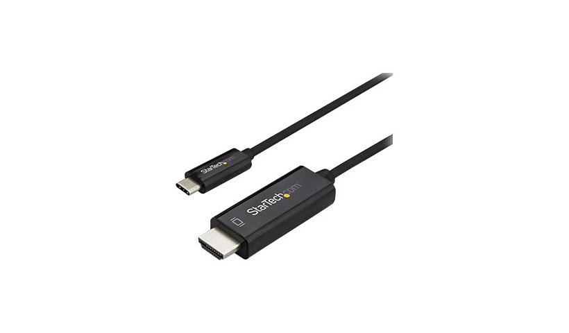 StarTech.com 10ft (3m) USB C to HDMI Cable - 4K 60Hz USB Type C DP Alt Mode to HDMI 2.0 Video Display Adapter Cable